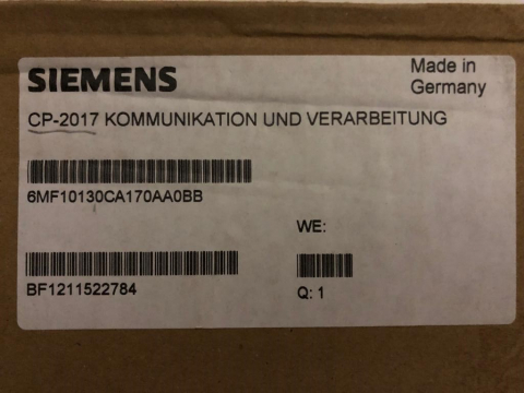 SIEMENS 6MF1013-0CA17-0AA0