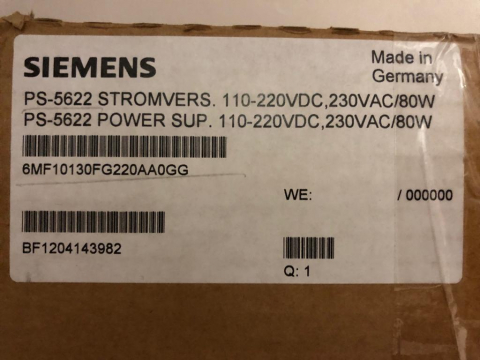 SIEMENS 6MF1013-0FG22-0AA0