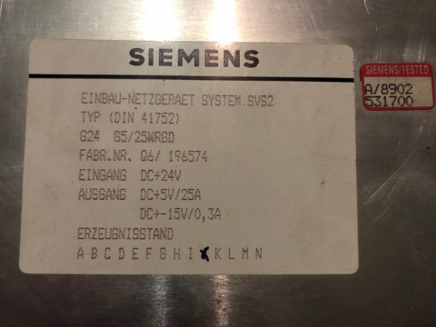Siemens 6EV3054-0FC SINUMERIK 3/SIROTEC