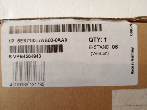 6ES7193-7AB00-0AA0