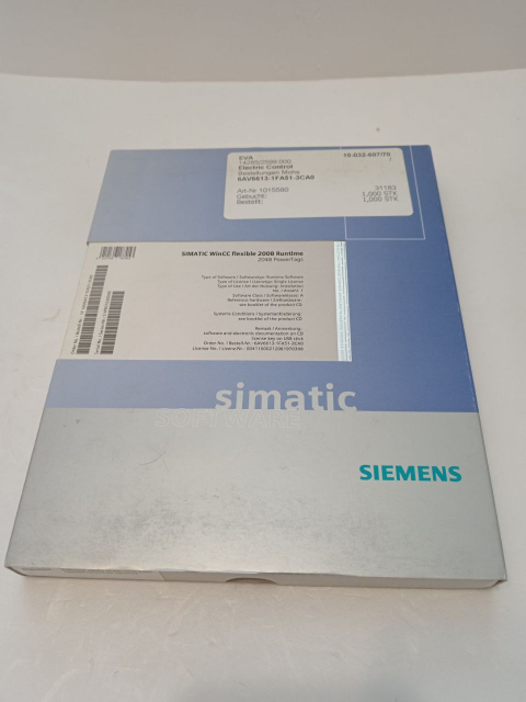 6AV6613-1FA51-3CA0 SIMATIC WinCC Flexible 2008 Runtime Software 2048 Tag
