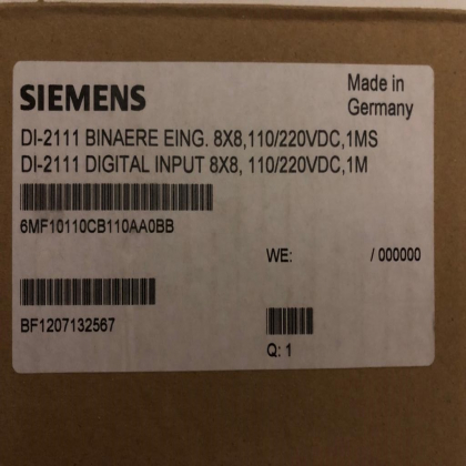 SIEMENS 6MF1011-0CB11-0AA0