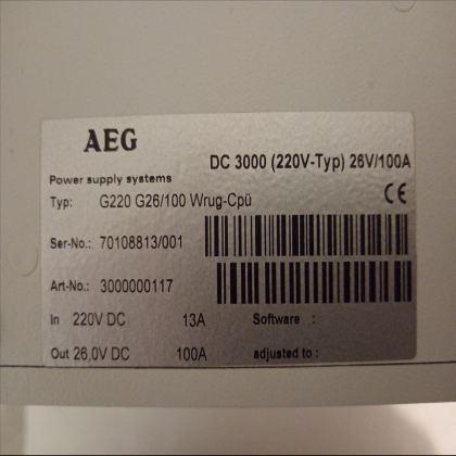 AEG DC 3000 CAN